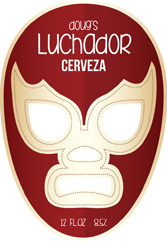 Luchador Custom Beer Label